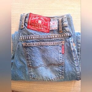 Vintage lucky brand dungarees denim jeans size 31
